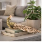 Påfugl med klype - 24 cm! thumbnail