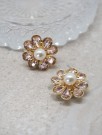 Rosa blomst - 2 stk thumbnail