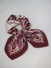 Satengskjerf bordeaux thumbnail