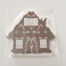 Juleserviett - pepperkakehus brun thumbnail