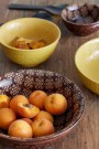 Brun keramikkskål - 21 cm thumbnail