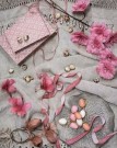 Bok med oppbevaring rosa - stor thumbnail