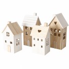 Sett med 4 hus i skandinavisk stil thumbnail