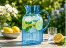 Melamin mugge 2 liter - blå thumbnail