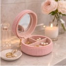 Smykkeskrin rosa rundt thumbnail