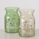 Vase beige blomstereng thumbnail
