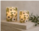 Lysglass hvite blomster thumbnail