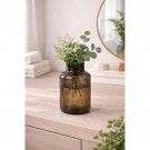 Vase resirkulert glass grå 20cm thumbnail