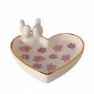 Fuglebad - lilla og rosa blomster thumbnail