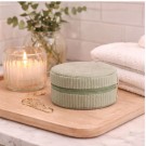 Smykkeskrin grønt rundt thumbnail