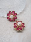 Fuksia blomst - 2 stk thumbnail