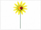 Blomsterpinne i metall - gul thumbnail