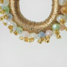 Øredobber med glassperler pasteller thumbnail