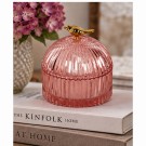 Smykkeskrin rosa med gullfugl thumbnail