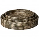 Sjøgress sett med 3 brett - natur og sort thumbnail