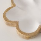 Hvite blomsterskåler - sett med 2 stk thumbnail