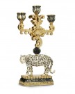 Lysestake leopard - 3 lys thumbnail