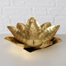 Lysholder til kubbelys stor blomst thumbnail