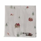 Juleserviett - julestemning i skogen thumbnail