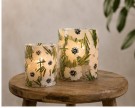 Lysglass hvite blomster thumbnail