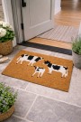 Dørmatte med kuer thumbnail