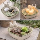 Fuglebad med 2 fugler thumbnail