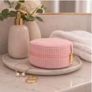 Smykkeskrin rosa rundt thumbnail