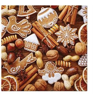 Serviett lunsj pepperkaker