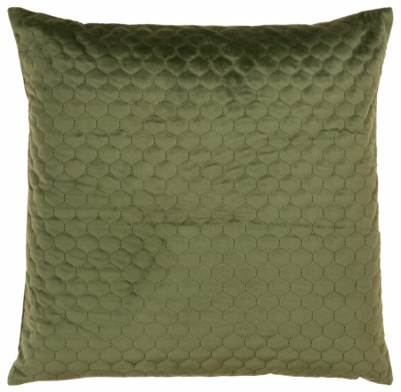 Putetrekk bikube velur grønn 45 x 45 cm