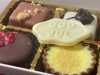 Julesjokolade fra Heimdal sjokolade