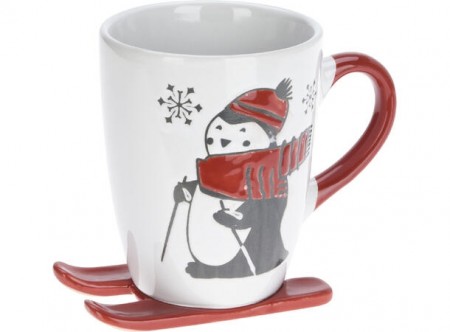 Krus med ski - pingvin