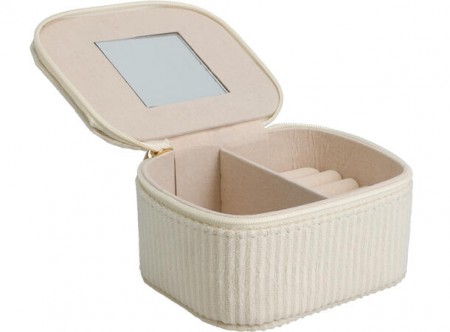 Smykkeskrin offwhite firkantet