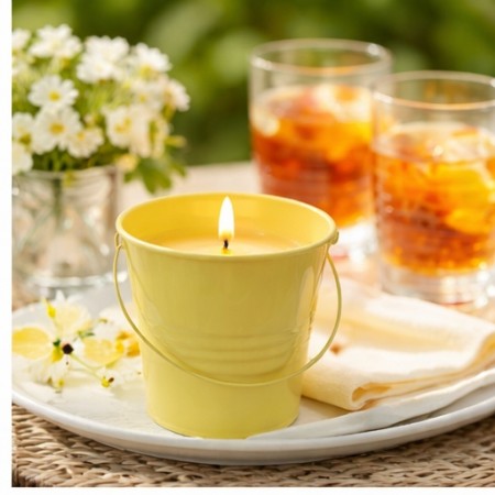 Duftlys sitron - gul