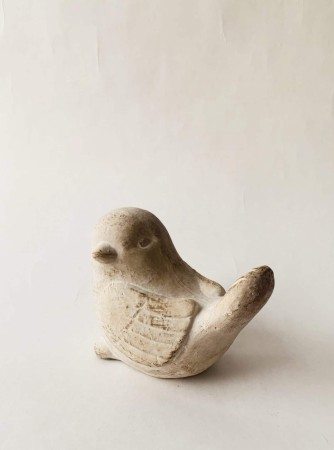 Dekorfugl som ser til venstre - 12 cm