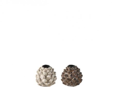 Kongle lysestake beige