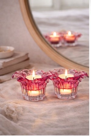 Lysestake palme fuksia