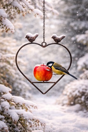 Fuglemater med fugler