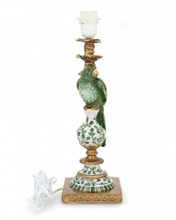 Lampefot - grønn papegøye