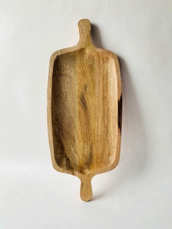 Trefat med to håndtak - 61 cm langt