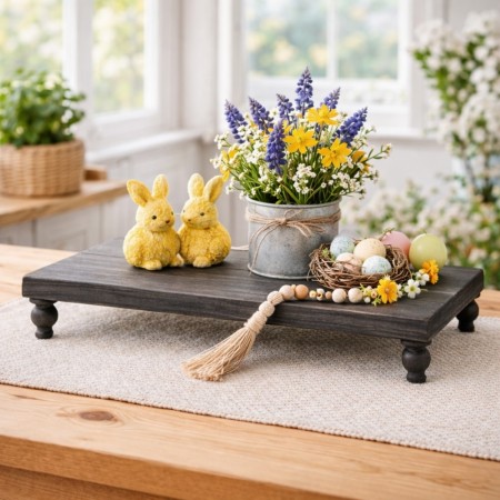 Sokkelbord - 54 cm sort