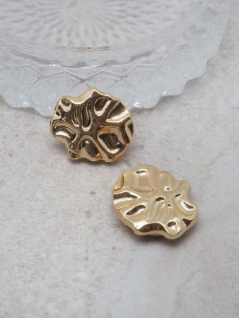 Metall gullfarget - 2 stk