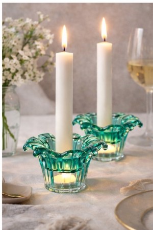 Lysestake palme turkis