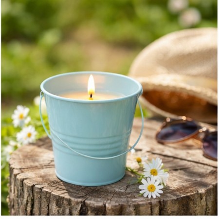 Duftlys sitron - blå