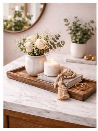 Avlangt trebrett - 40 cm