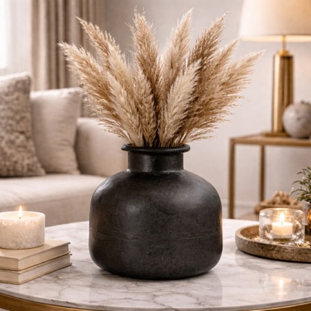 Metallvase