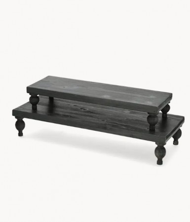 Sokkelbord - 54 cm sort