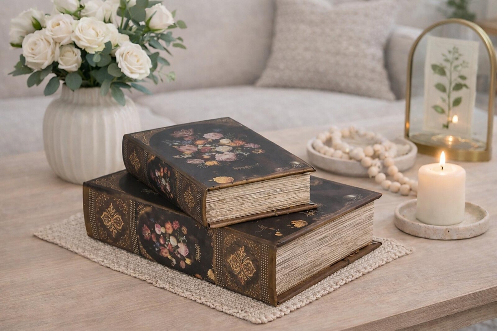 Prisen gjelder for den minste boken på bildet.