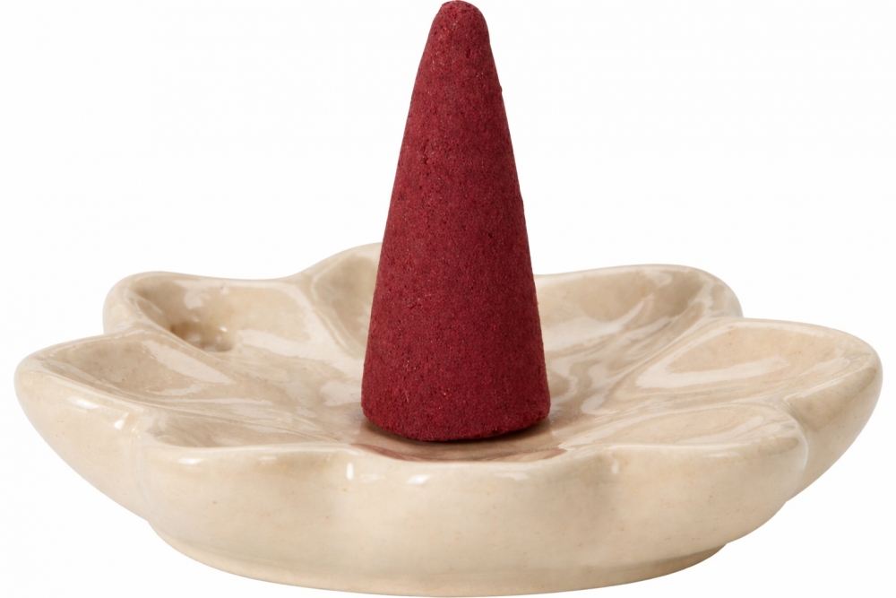 Nyt avslappende øyeblikk med røkelseskjegler som dufter herlig! Leveres med praktisk holder – perfekt for ro og velvære.